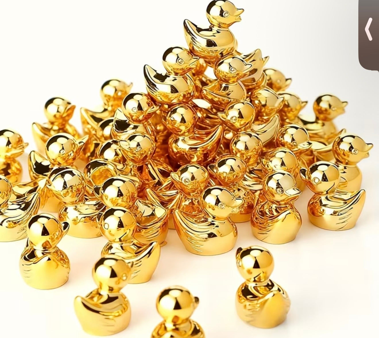 50 Golden Quacks™ – Mini Gold Resin Duck Collection 🦆✨💰